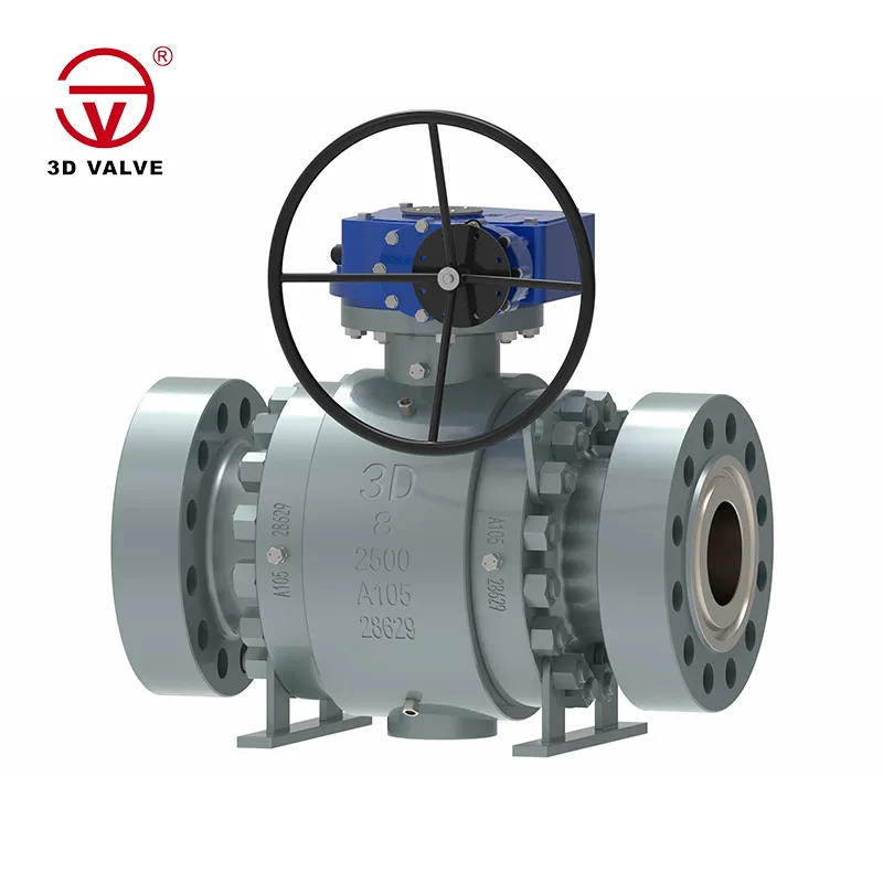 Високоефективний цапфовий кульовий кран високого тиску