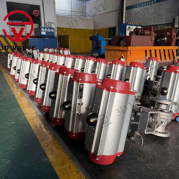 Пневматичний кульовий кран